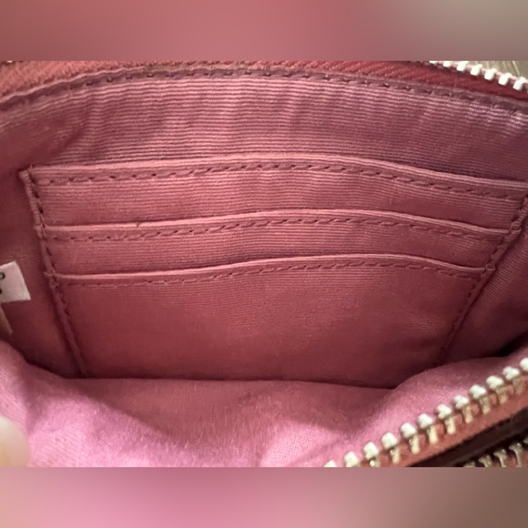 Coach Pink Leather Women's wallet - Picture 4 of 5